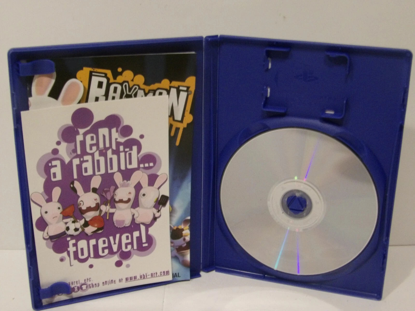 *Rayman Raving Rabbids* Playstation 2 Game Pal UK With Manual & Transfer image 2