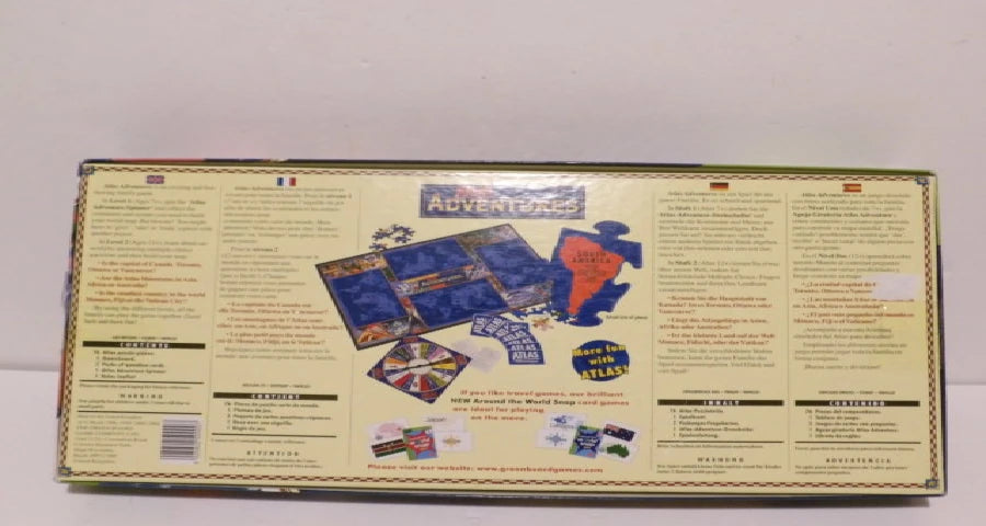 Atlas Adventures - 1996 - The Green Board Game Co - Contents Like New image 6