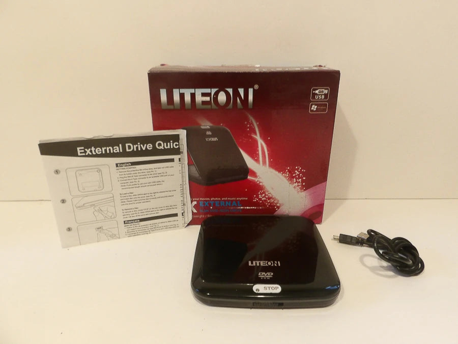Lite-On - USB 2.0 - DVD-ROM drive - eTDU108 - Brand New image 2