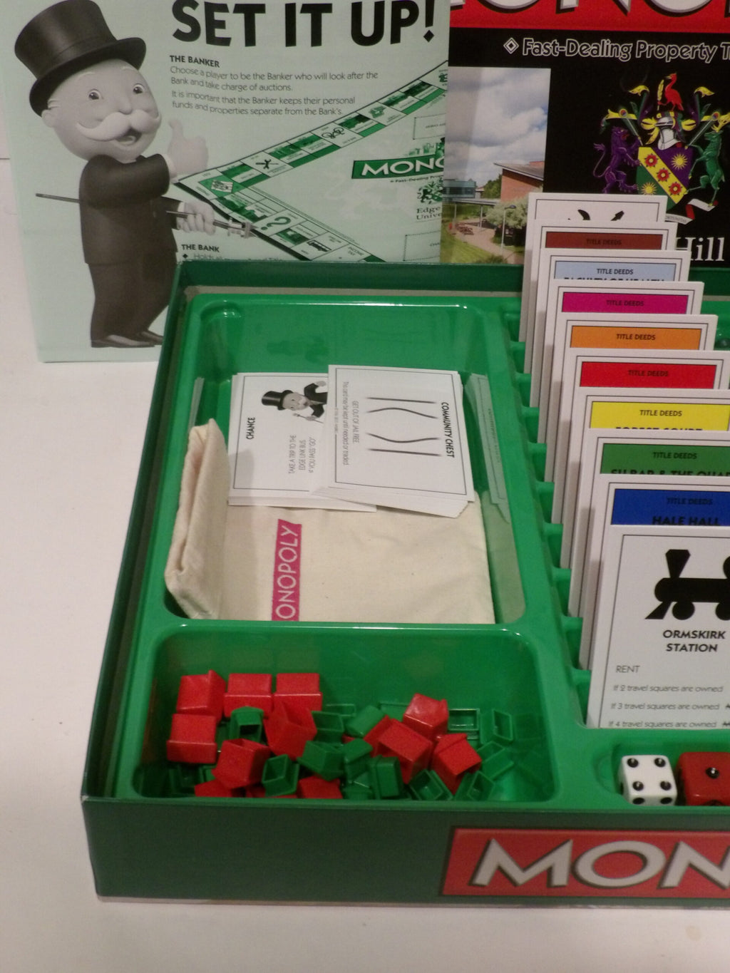 Monopoly Edge Hill University Limited Edition - Great Almost Unused Condition image 6