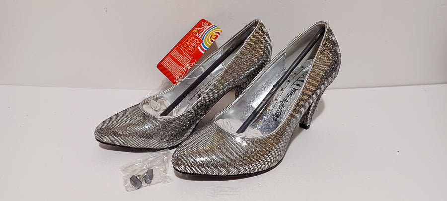 Xti - Zapato - Glitter - Silver/Grey - Heel - Brand New - 6/40, Silver image