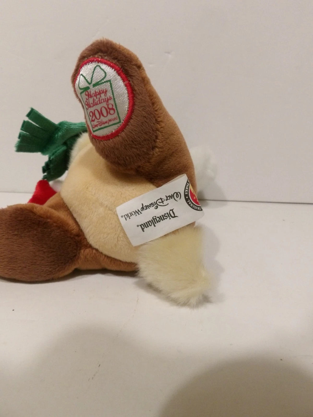 Disney Parks Chip and Dale 8" Christmas Plush Stuffed Animals 2008 image 3