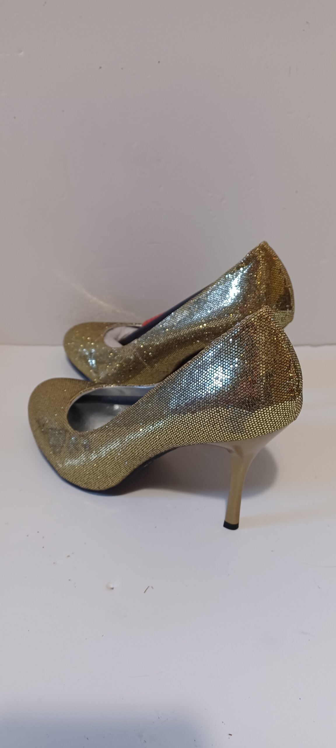 Xti - Zapato - Glitter - Gold - Heels - Brand New image 2