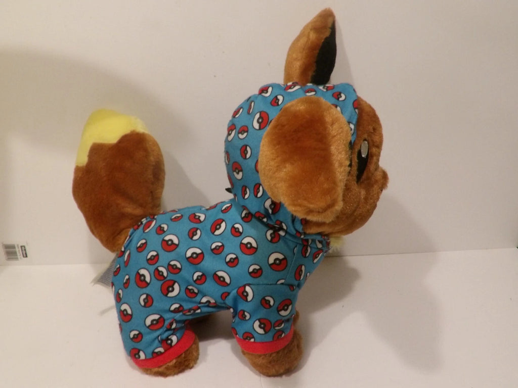 Build Build A Bear (BAB) Pokemon Eevee Soft Plush Toy & Outfit Good Stored Condition image 1