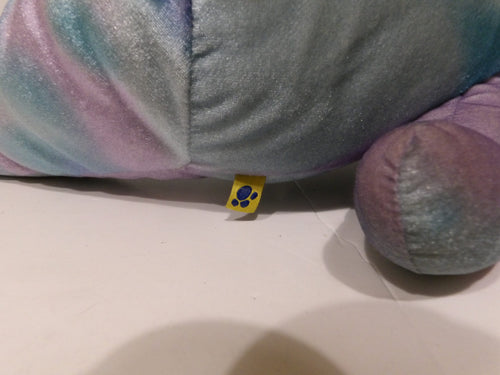 Build a Bear Dolphin Plush Soft Toy, BAB - Hand Puppet Blue & Purple Shiny - No Voice image 1