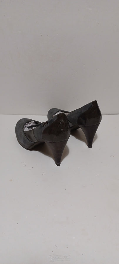 Xti - Sarraje- Strapless Heels - Grey - Brand New image 5