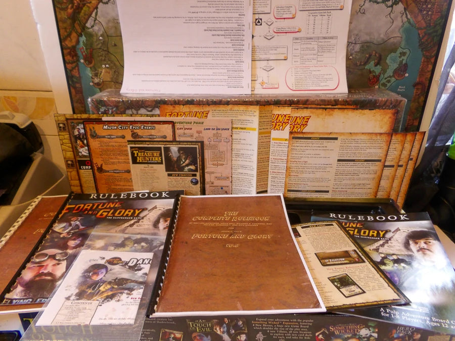 Flying Frog - Fortune and Glory - The Cliffhanger Game - Board Game - Super Condition image 14