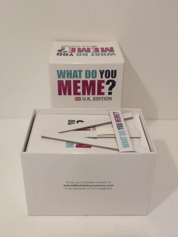 What Do You Meme? UK Edition - Box Opened Unused Condition image 2