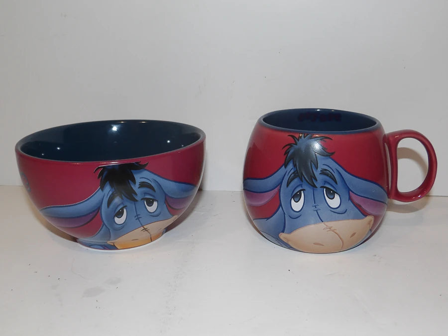 Disney - Eeyore - Barrel Mug and Bowl - Collectable Mug - Perfect Condition image 0
