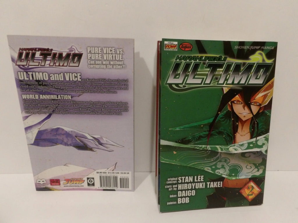 Karakuridoji Ultimo English Manga Lot Vol 1, 2, 3 Hiroyuki Takei Stan Lee image 3