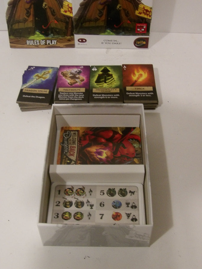 iello | Welcome to the Dungeon | Board Game | Ages 10+ | 2 to 4 Players | 30 mins Minutes Playing Time | Opened Box | Like New image 3