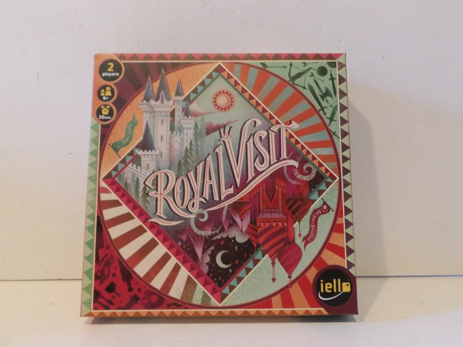 Iello - Royal Visit - Board Game - Ages 8+ - 2 Players - 20 mins Minutes Playing Time - Great Condition image 0
