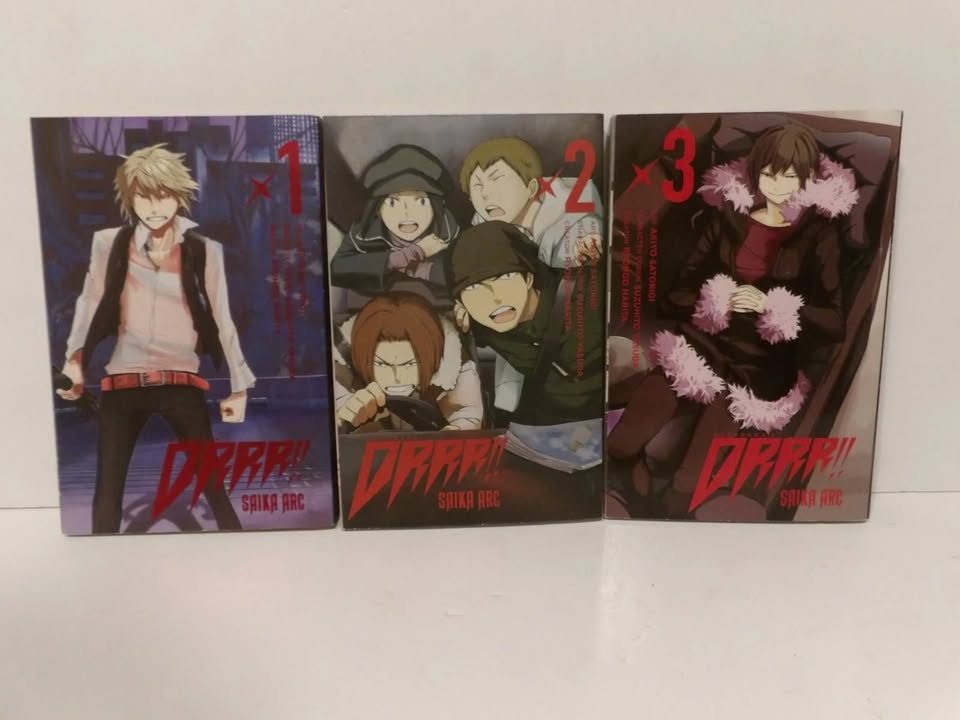Manga (5) Book Bundle DRRR Durarara!! Vols 1 2 3 and RE: ZERO Vols 1 & 2 image 0