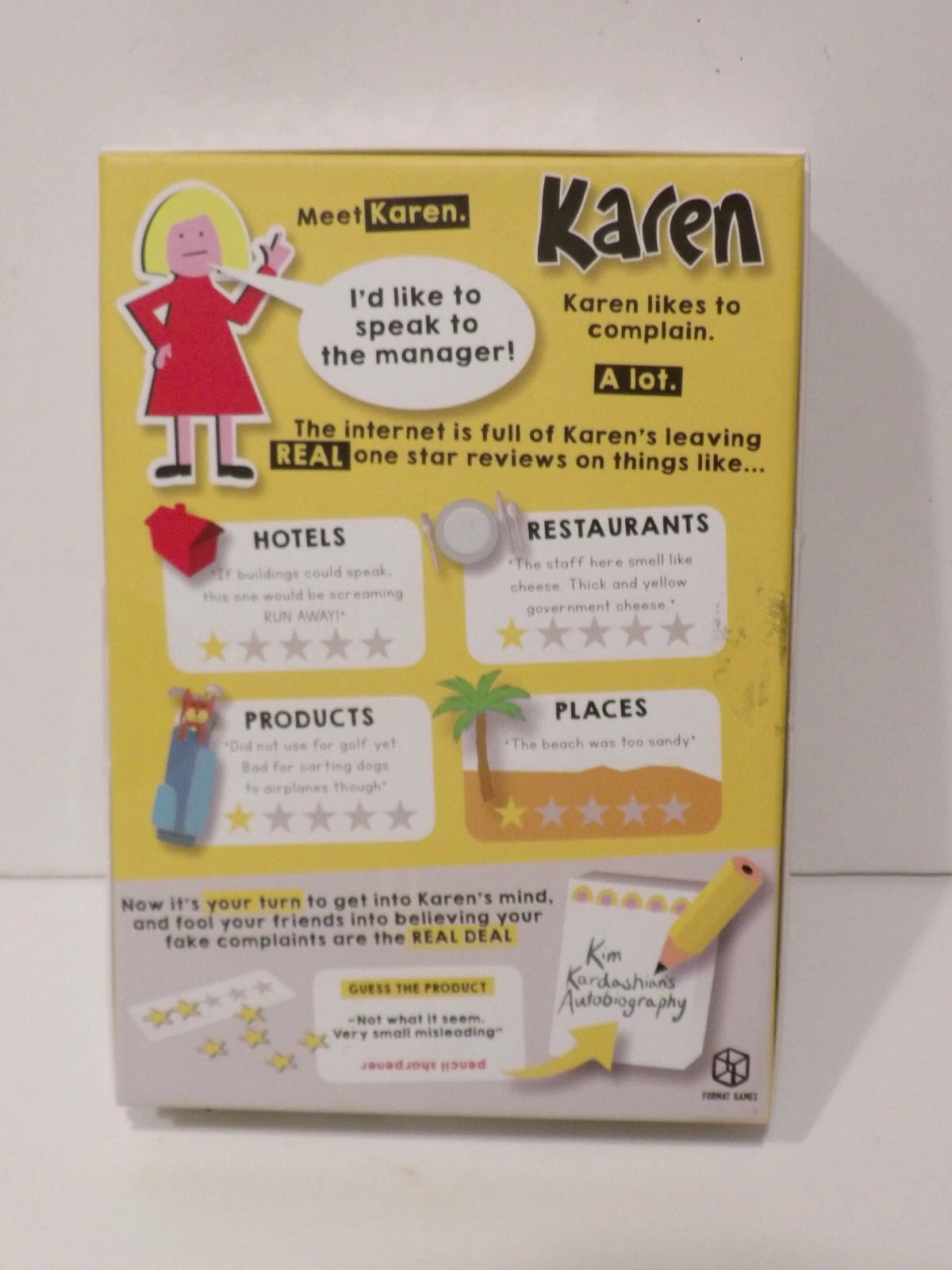 Karen The Game Of One Star Reviews Complete image 1