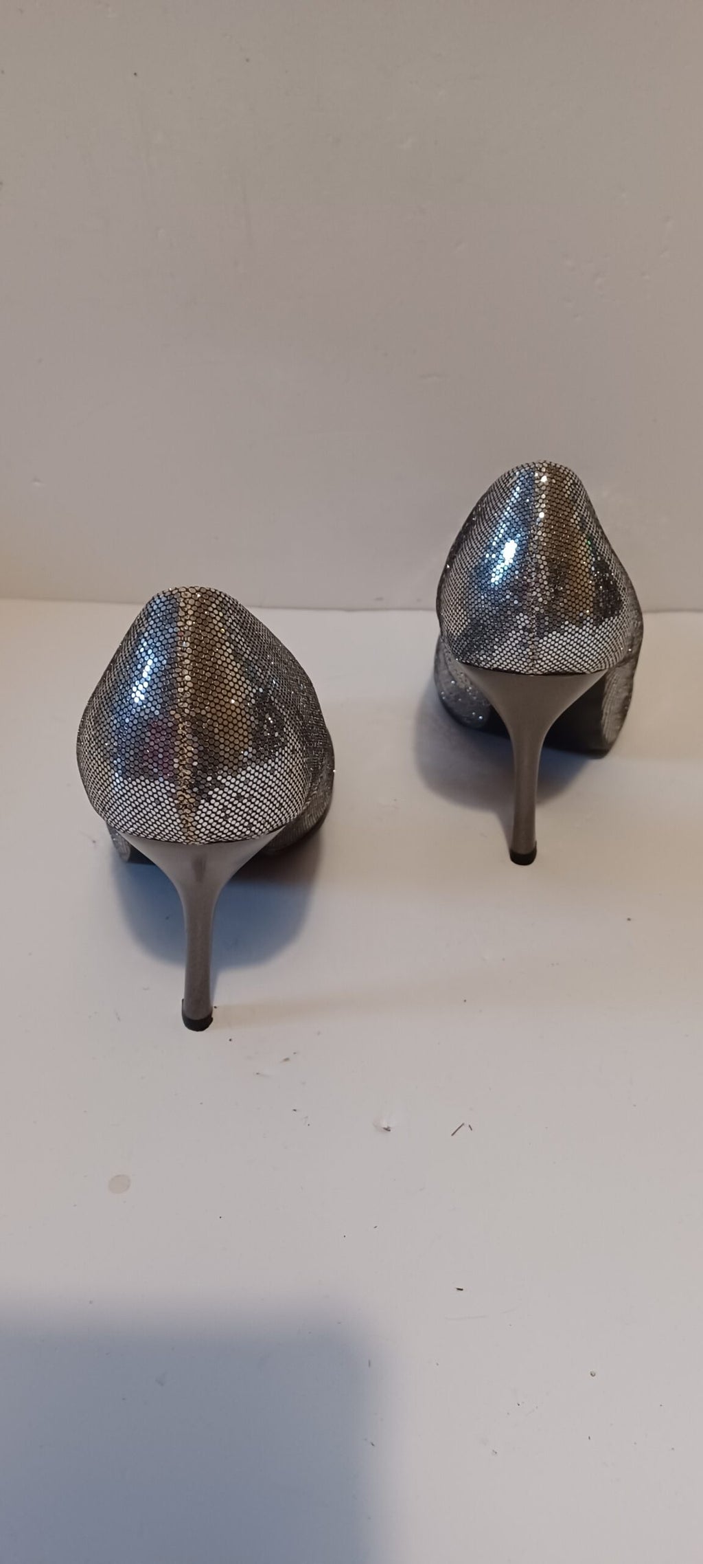 Xti - Zapato - Glitter - Silver - Heels - Brand New image 2