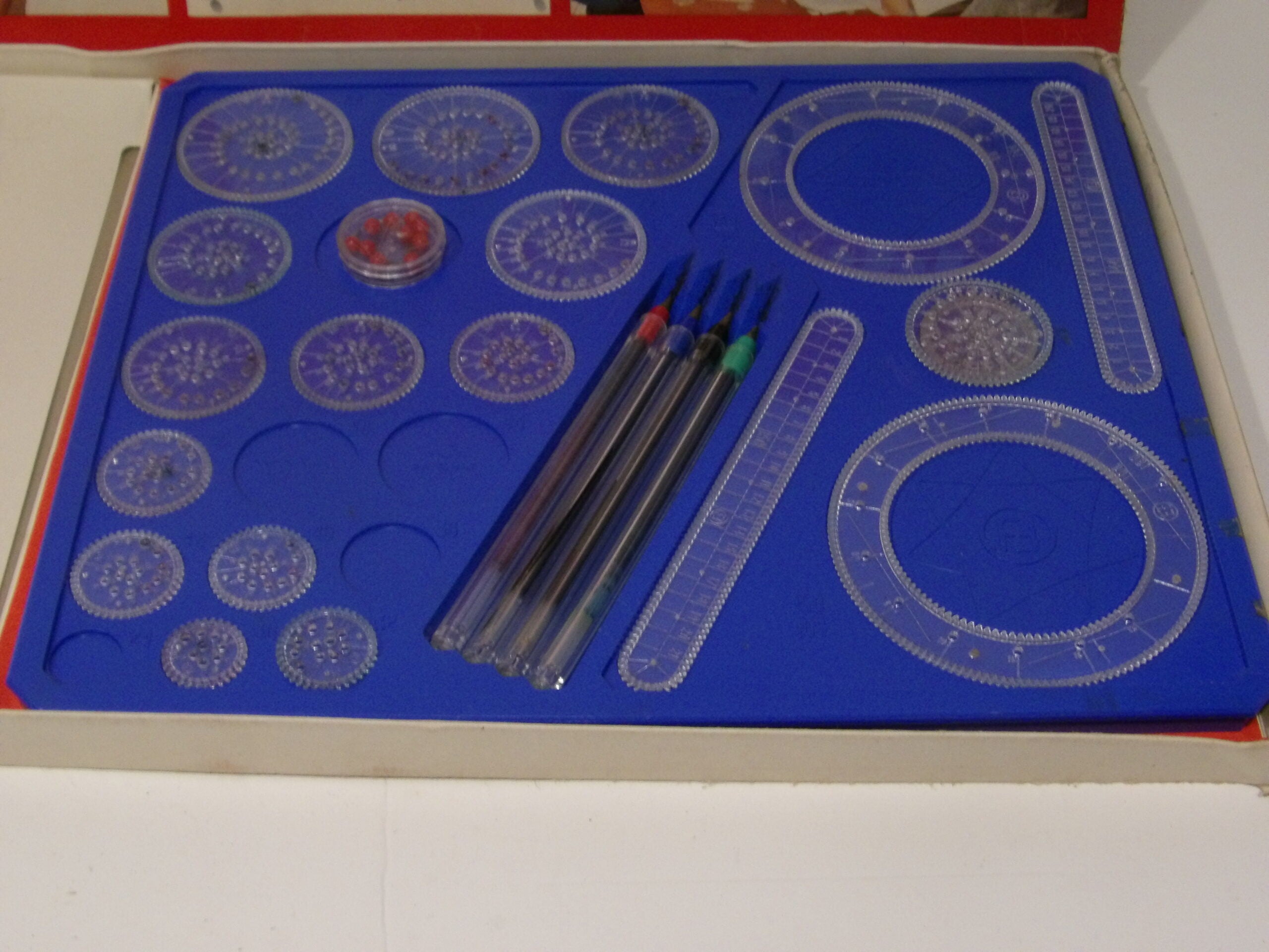 Spirograph Set. Denys Fisher Vintage. Great. Spares. 1960s 1970s Drawing Gift image 4
