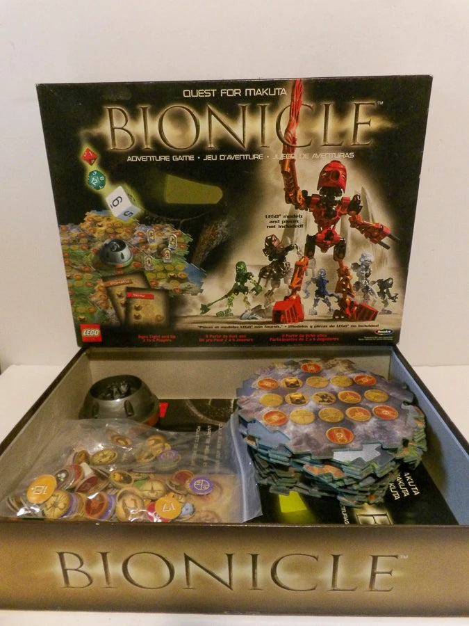 Lego - Bionicle - Board Game - Quest for Makuta Roseart - 31390 - 2001 - Great Condition image 1