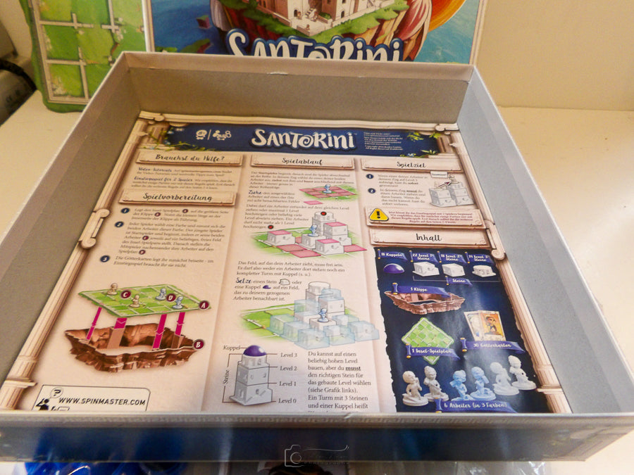 Santorini - Spin Master - Build Like A Mortal, Win Link A God - 2016 - Gord! - As New Condition image 3