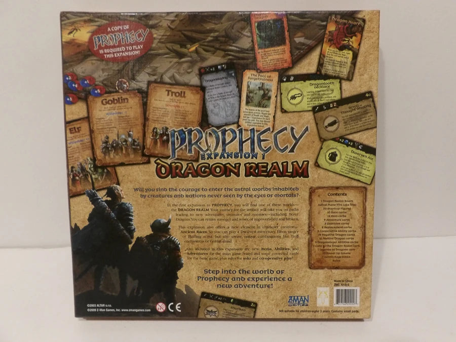 Z-Man Games - Prophecy Expansion 1 Dragon Realm - 2003 - Vlaada Chvátil - Great Condition image 1