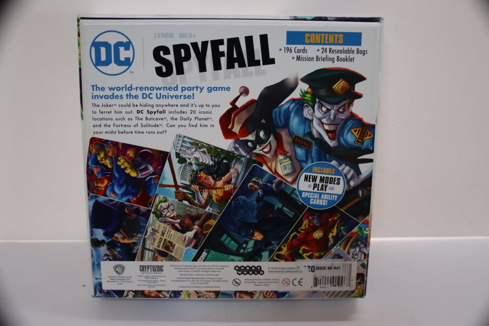 DC Spyfall, Board Game, Cryptozoic, Justice League, Perfect Condition, image 2