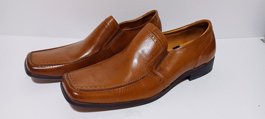 Front - Keysoe - Mens Shoe - Tan - Brand New image 0