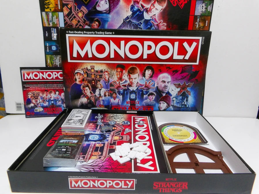 Hasbro Monopoly Stranger Things Edition Board Game | Season 4 Inspired Collectors Family Game