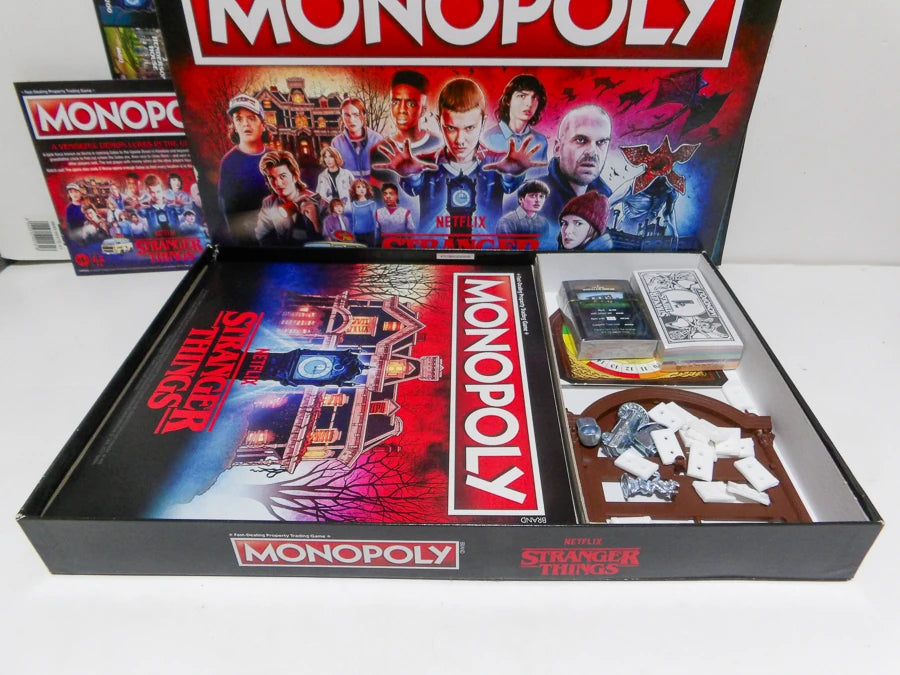 Hasbro Monopoly Stranger Things Edition Board Game | Season 4 Inspired Collectors Family Game