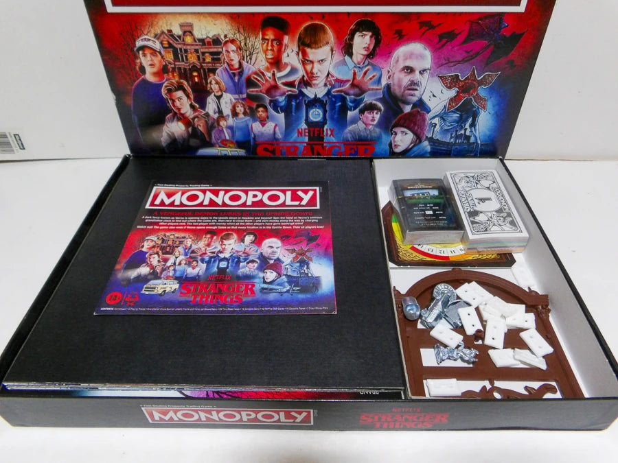 Hasbro Monopoly Stranger Things Edition Board Game | Season 4 Inspired Collectors Family Game