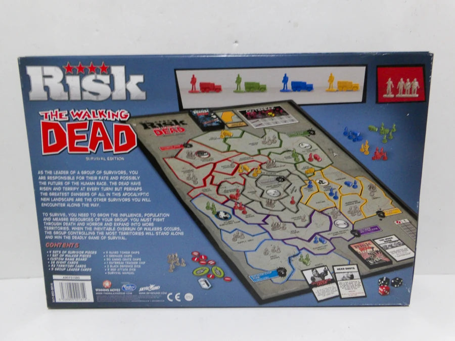 Risk: The Walking Dead Survival Edition Board Game (2013) | USAopoly Strategy Game Based on the Hit TV Series
