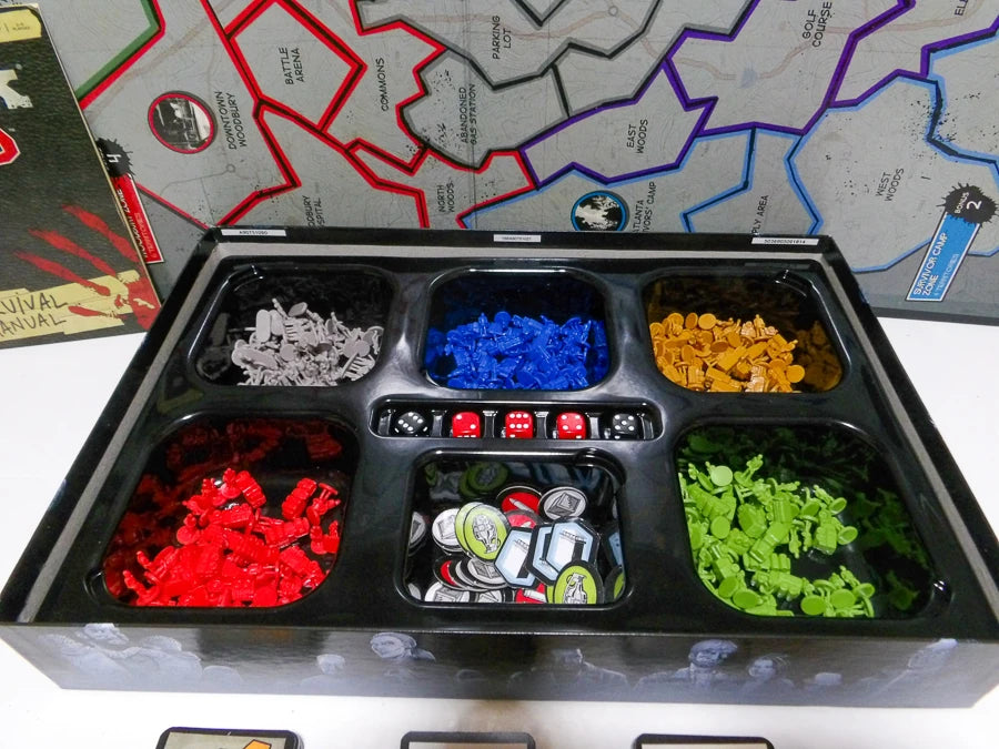 Risk: The Walking Dead Survival Edition Board Game (2013) | USAopoly Strategy Game Based on the Hit TV Series