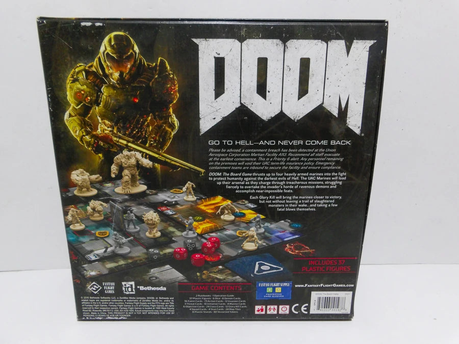 DOOM: The Board Game by Fantasy Flight Games | Jonathan Ying Strategy Adventure Board Game