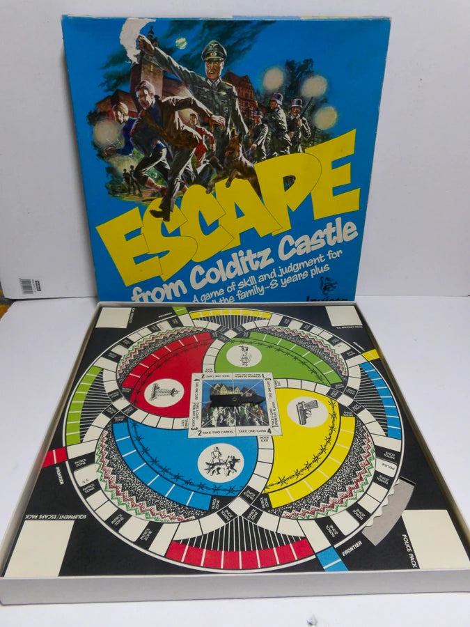 Vintage Escape from Colditz Castle Board Game (1972) | Invicta Games | Classic WWII Strategy Game