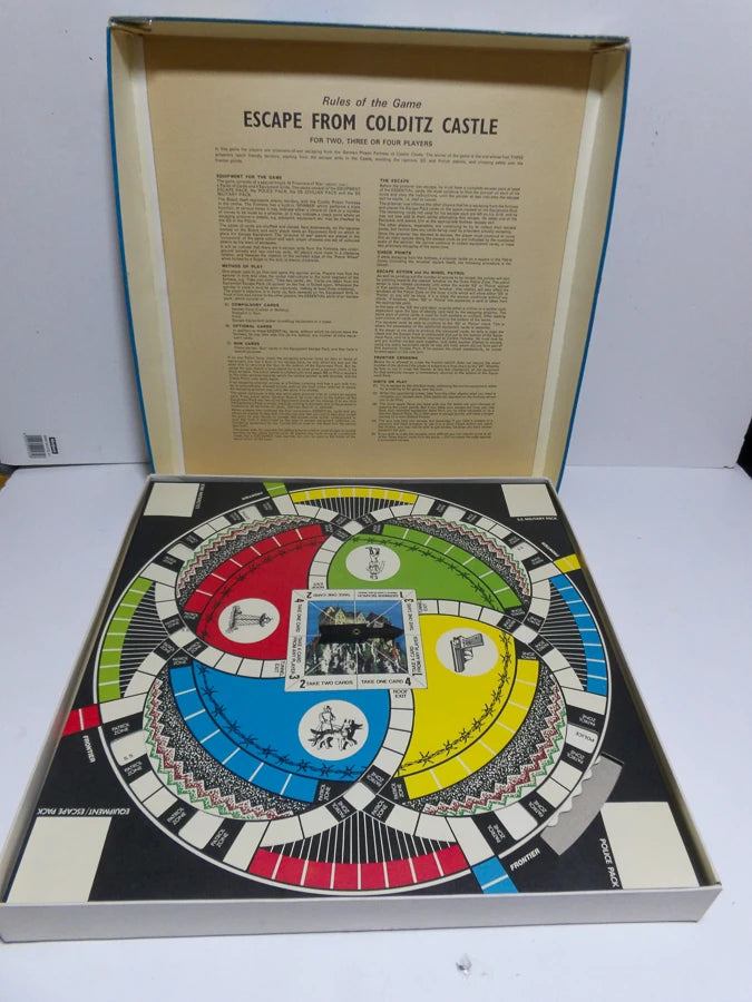 Vintage Escape from Colditz Castle Board Game (1972) | Invicta Games | Classic WWII Strategy Game
