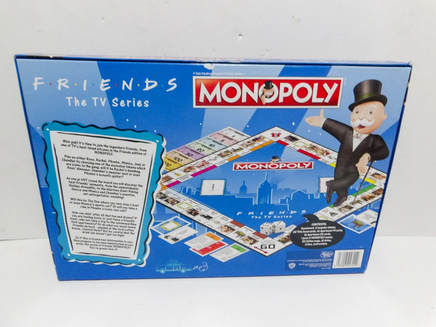 Monopoly Friends TV Series Edition Board Game | Winning Moves | Complete Friends-Themed Family Game