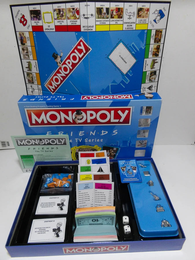 Monopoly Friends TV Series Edition Board Game | Winning Moves | Complete Friends-Themed Family Game