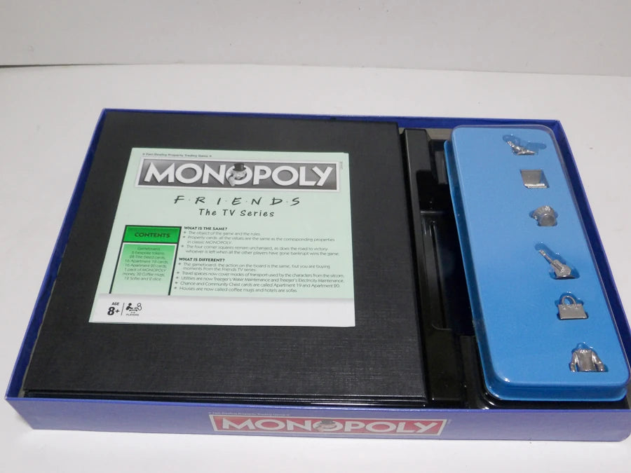 Monopoly Friends TV Series Edition Board Game | Winning Moves | Complete Friends-Themed Family Game