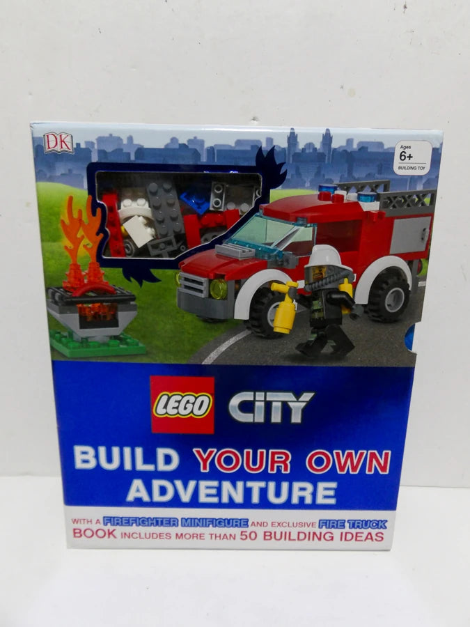 LEGO City Build Your Own Adventure Book with Exclusive Minifigure | LEGO Activity & Story Book