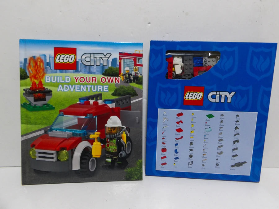 LEGO City Build Your Own Adventure Book with Exclusive Minifigure | LEGO Activity & Story Book