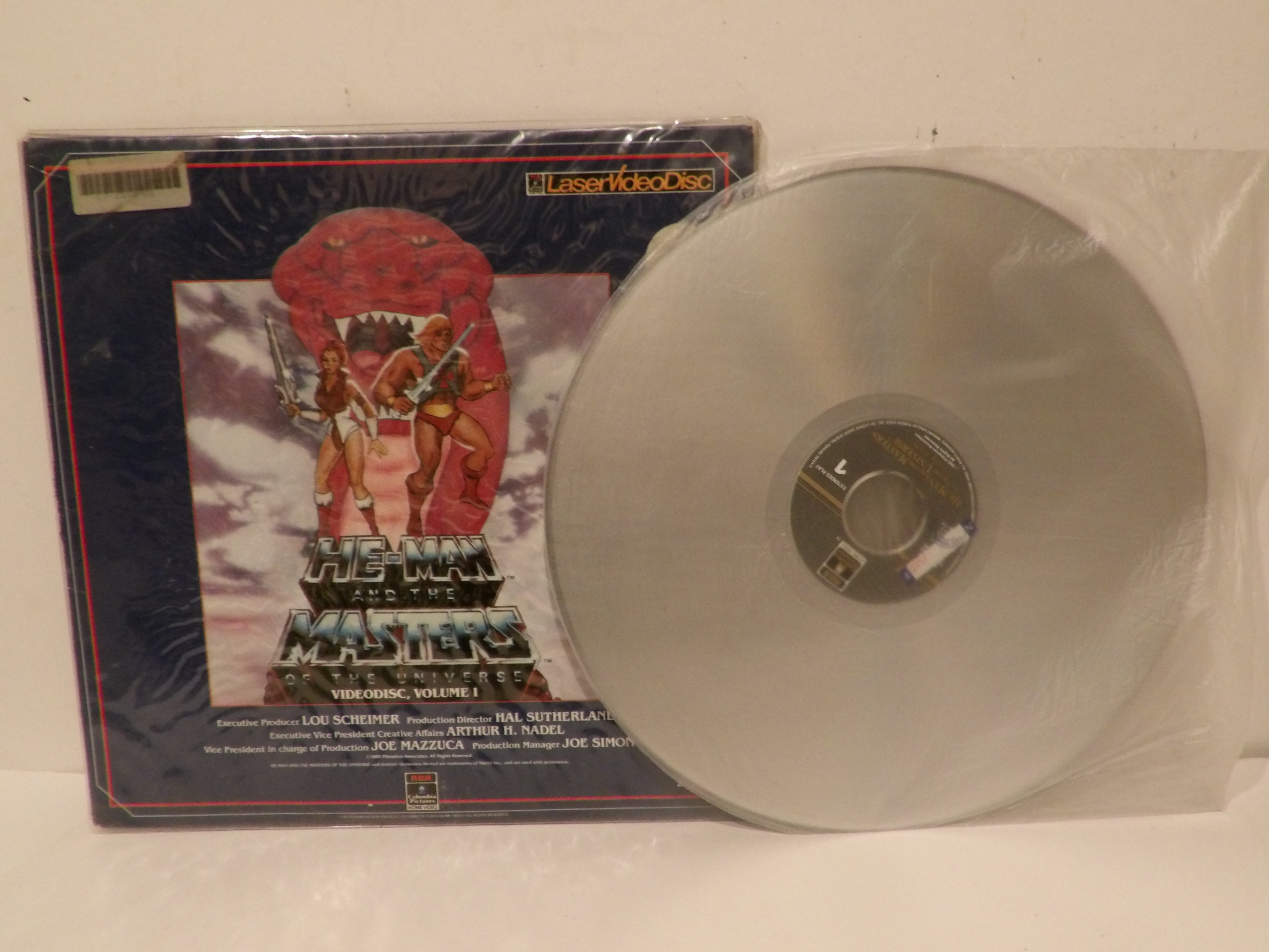 Vintage Masters of the Universe Volume 1 LaserDisc | He-Man Collectors Edition Laser Disc