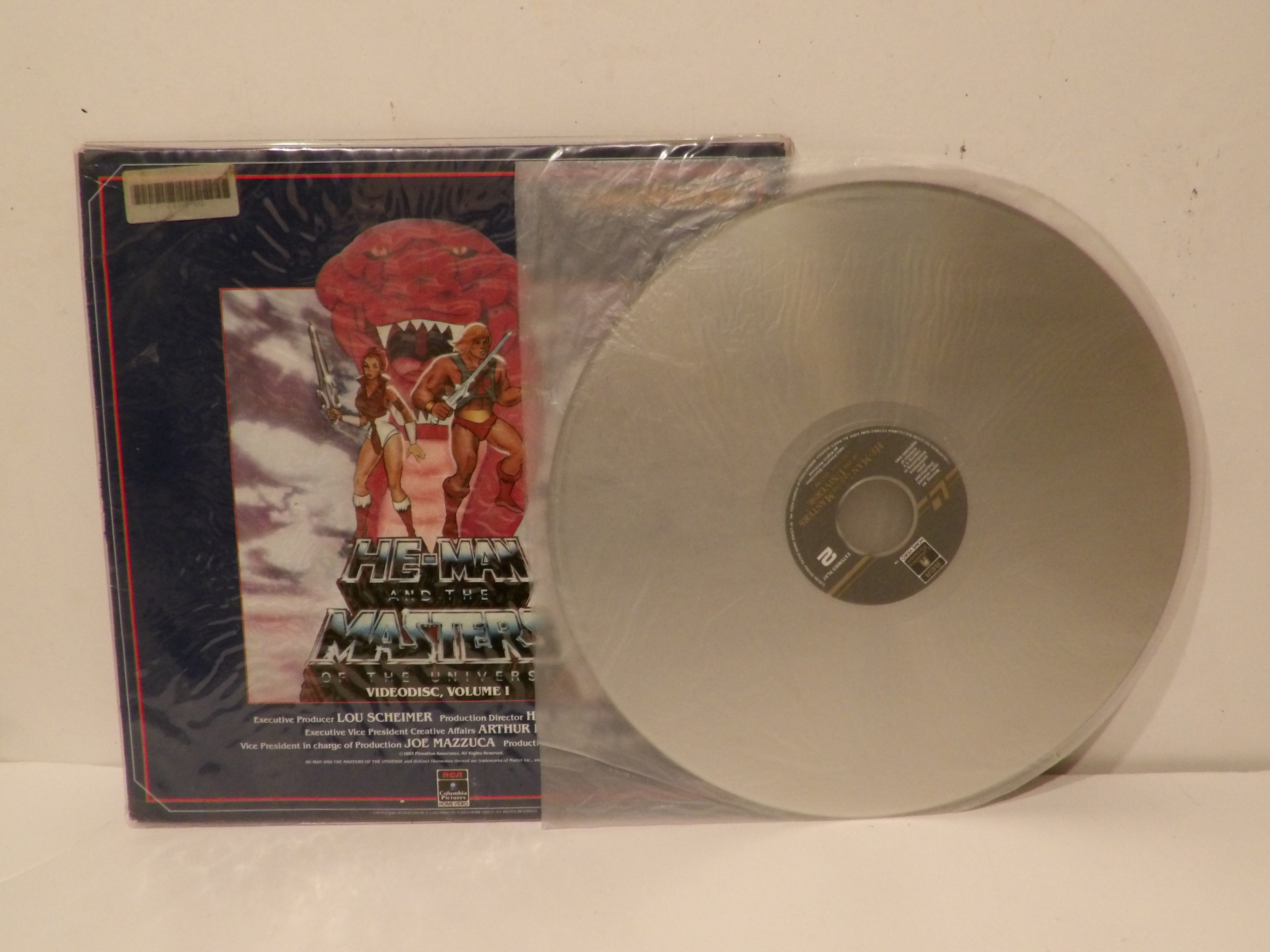Vintage Masters of the Universe Volume 1 LaserDisc | He-Man Collectors Edition Laser Disc