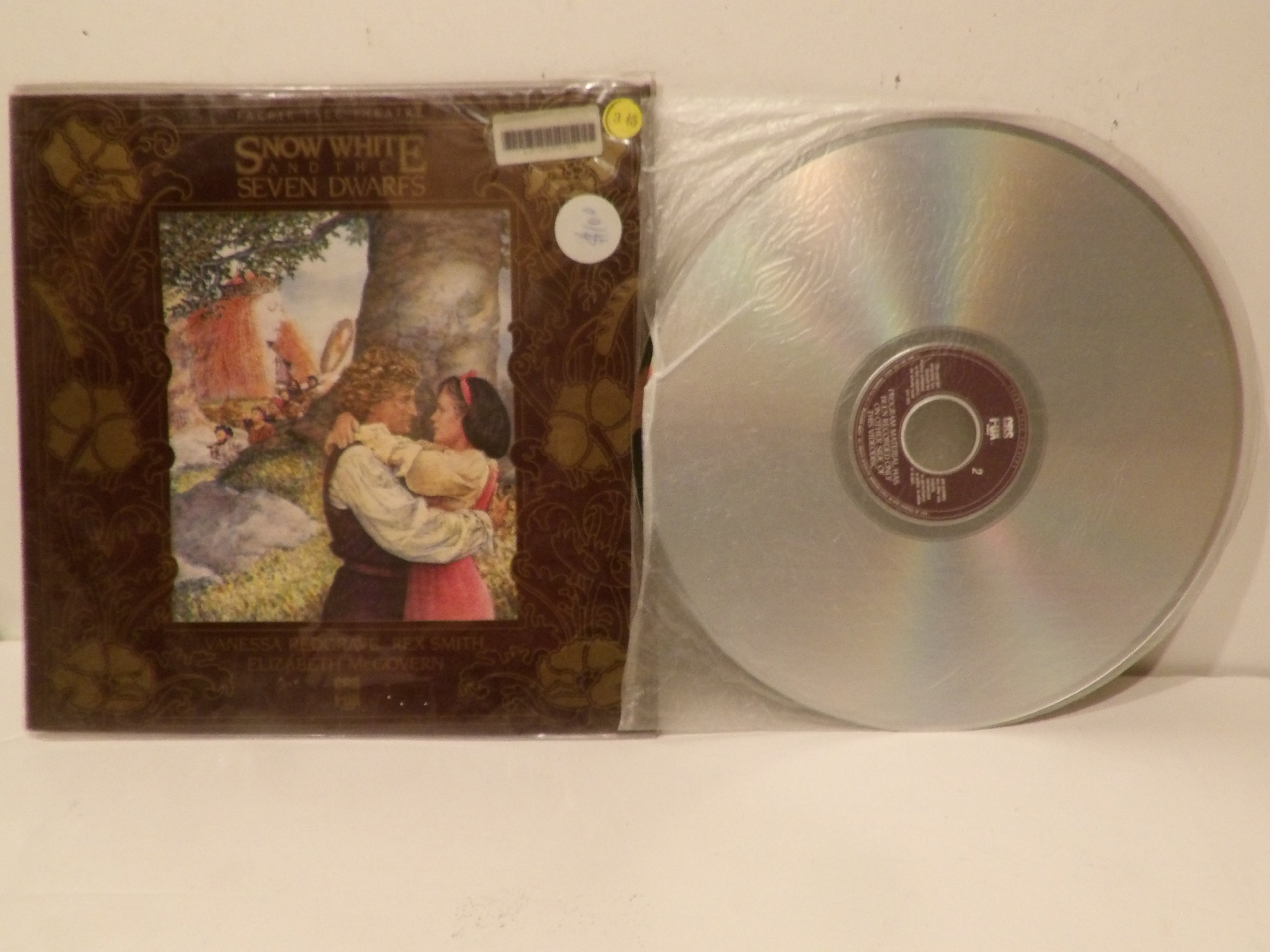 Snow White and the Seven Dwarfs CED VideoDisc (1983) | Faerie Tale Theatre | Shelley Duvall Presents