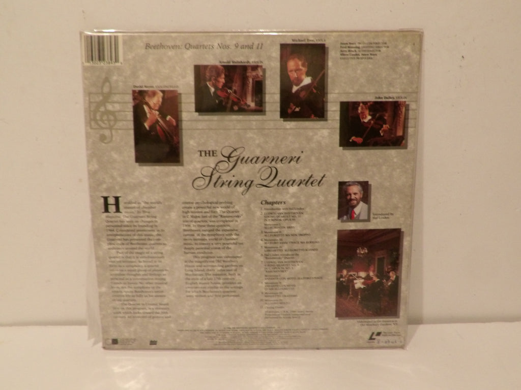 Vintage Pioneer Artists LaserDisc | The Beethoven Cycle by the Guarneri String Quartet | Classical Music Collectable