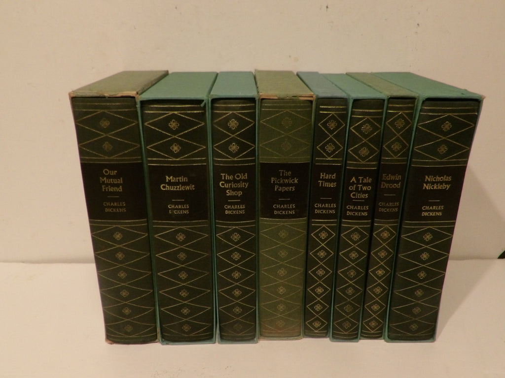 Heron Centennial Edition The Works of Charles Dickens | 1970s Folio Collection | Incomplete Vintage Book Set