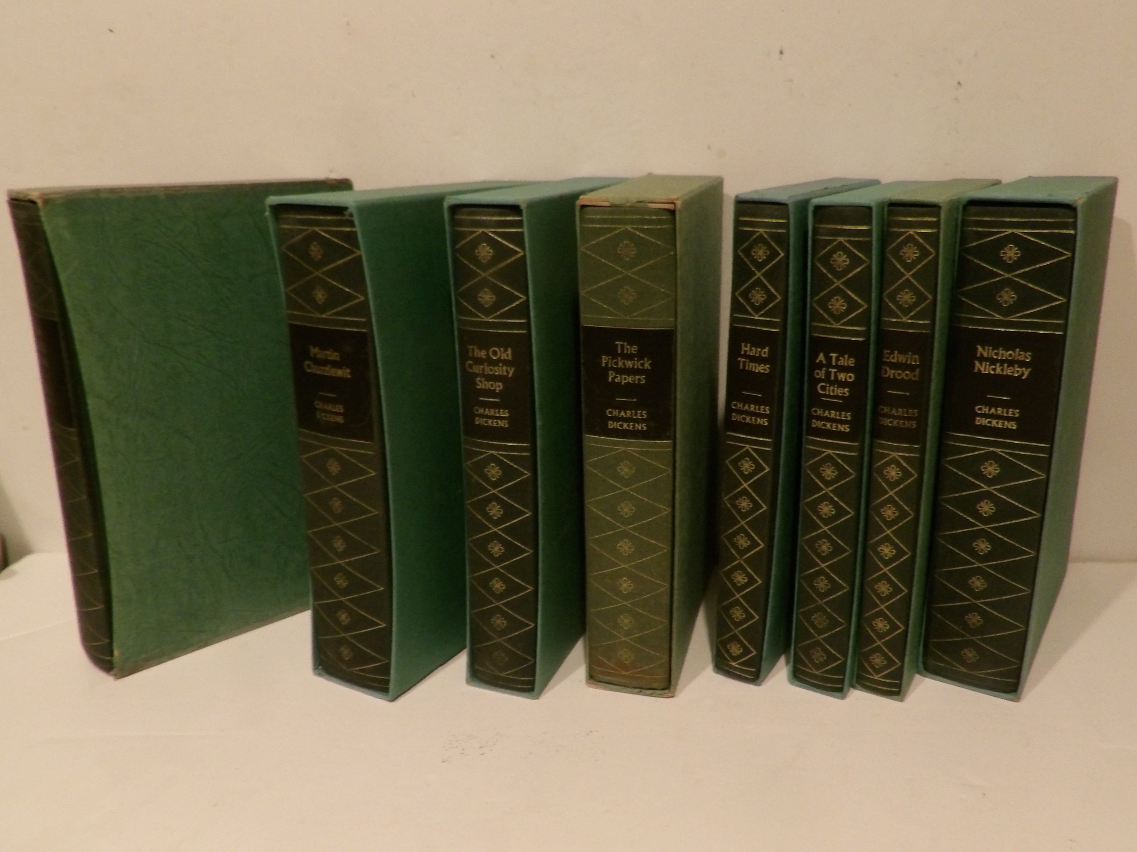 Heron Centennial Edition The Works of Charles Dickens | 1970s Folio Collection | Incomplete Vintage Book Set