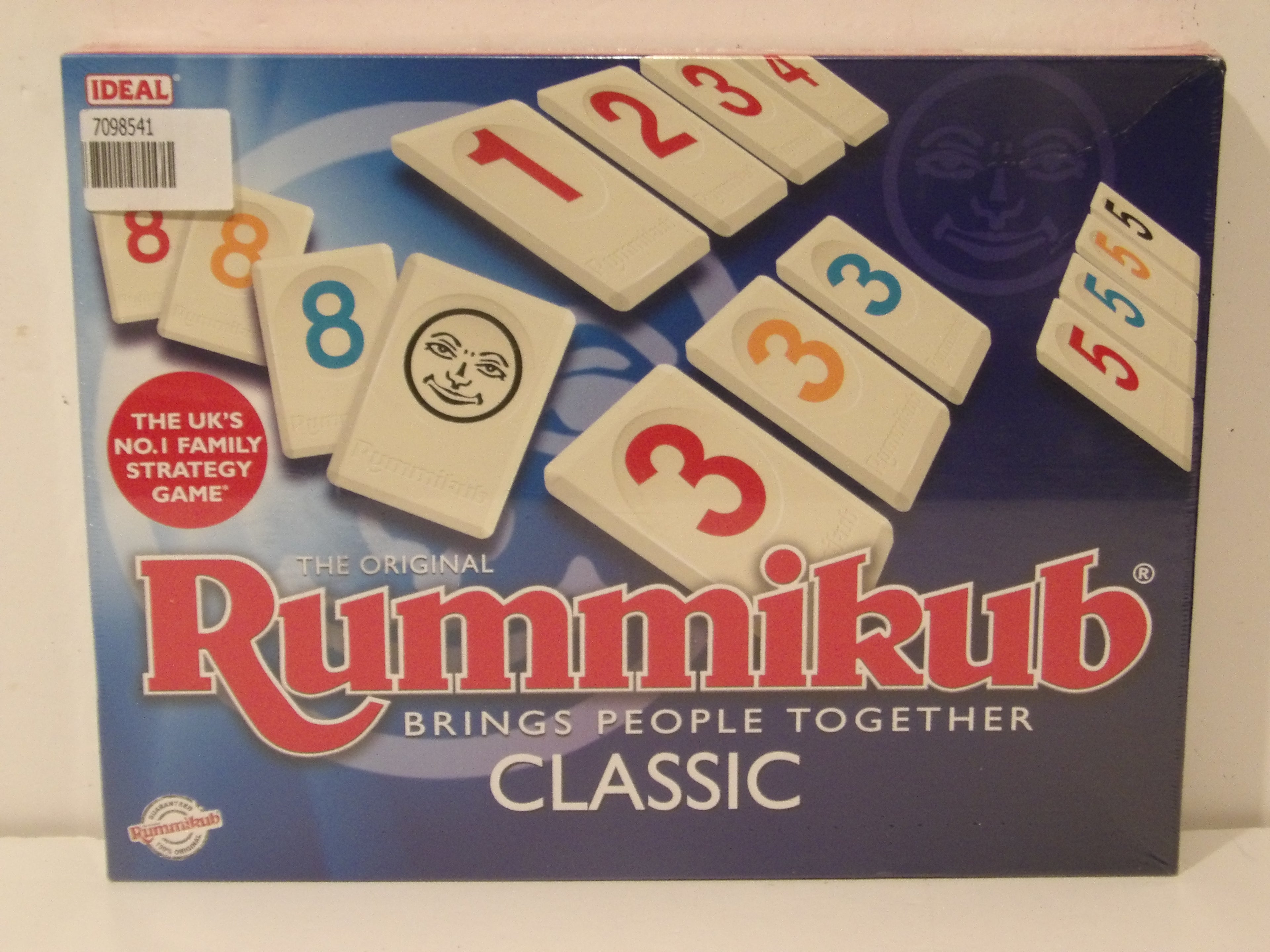Ideal Rummikub Classic Family Game | Original Number Tile Strategy Game | Brand New Sealed
