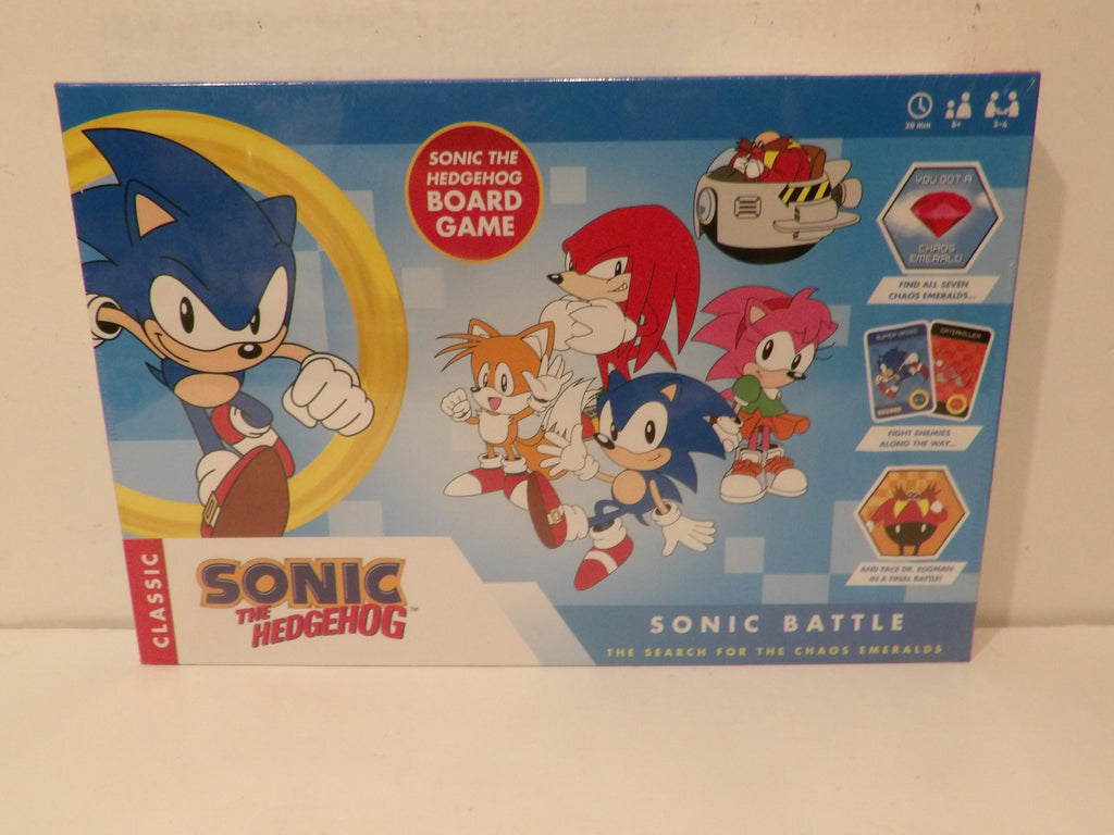 Sonic the Hedgehog: Sonic Battle – The Search for The Chaos Emeralds Board Game | Family Adventure Game