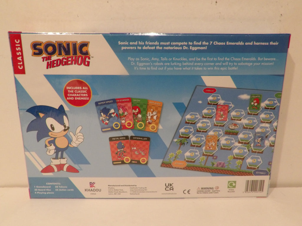 Sonic the Hedgehog: Sonic Battle – The Search for The Chaos Emeralds Board Game | Family Adventure Game