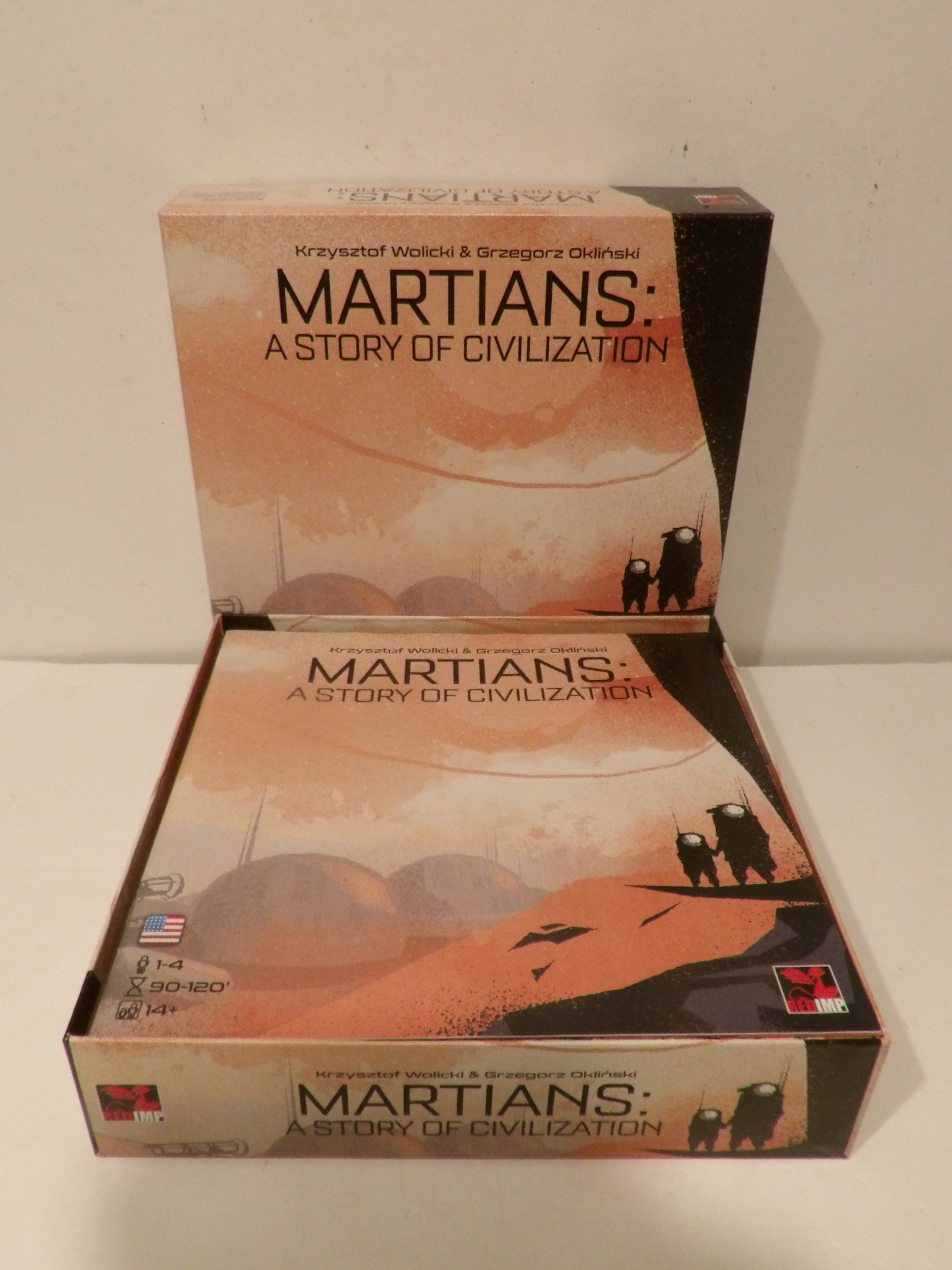 Martians: A Story of Civilization Board Game by Red Imp | Strategic Sci-Fi Civilization Game