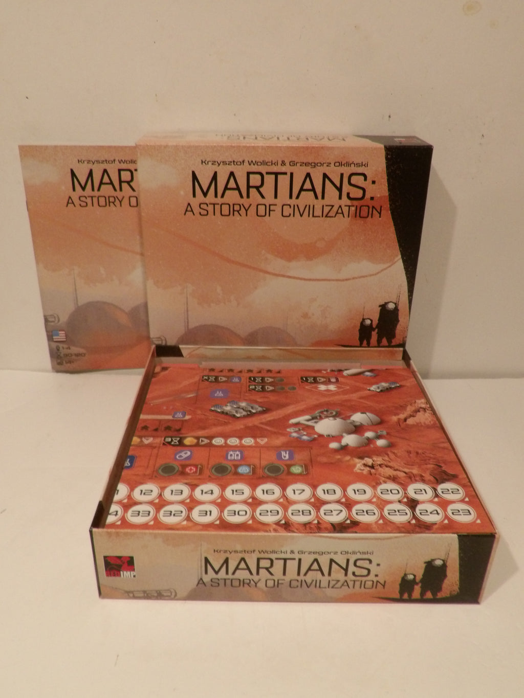 Martians: A Story of Civilization Board Game by Red Imp | Strategic Sci-Fi Civilization Game