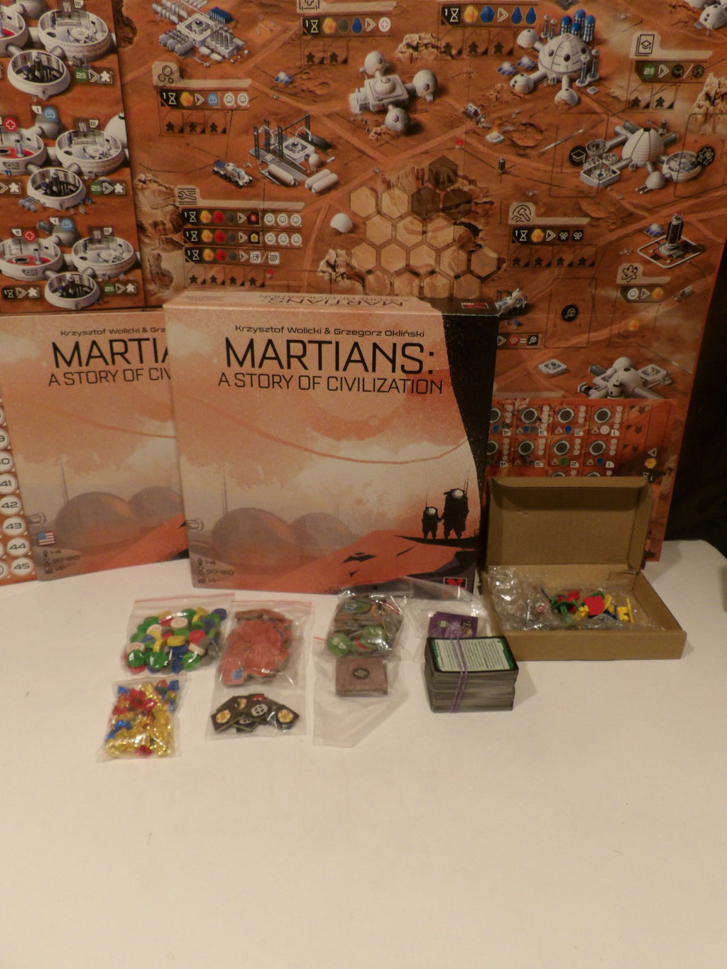 Martians: A Story of Civilization Board Game by Red Imp | Strategic Sci-Fi Civilization Game